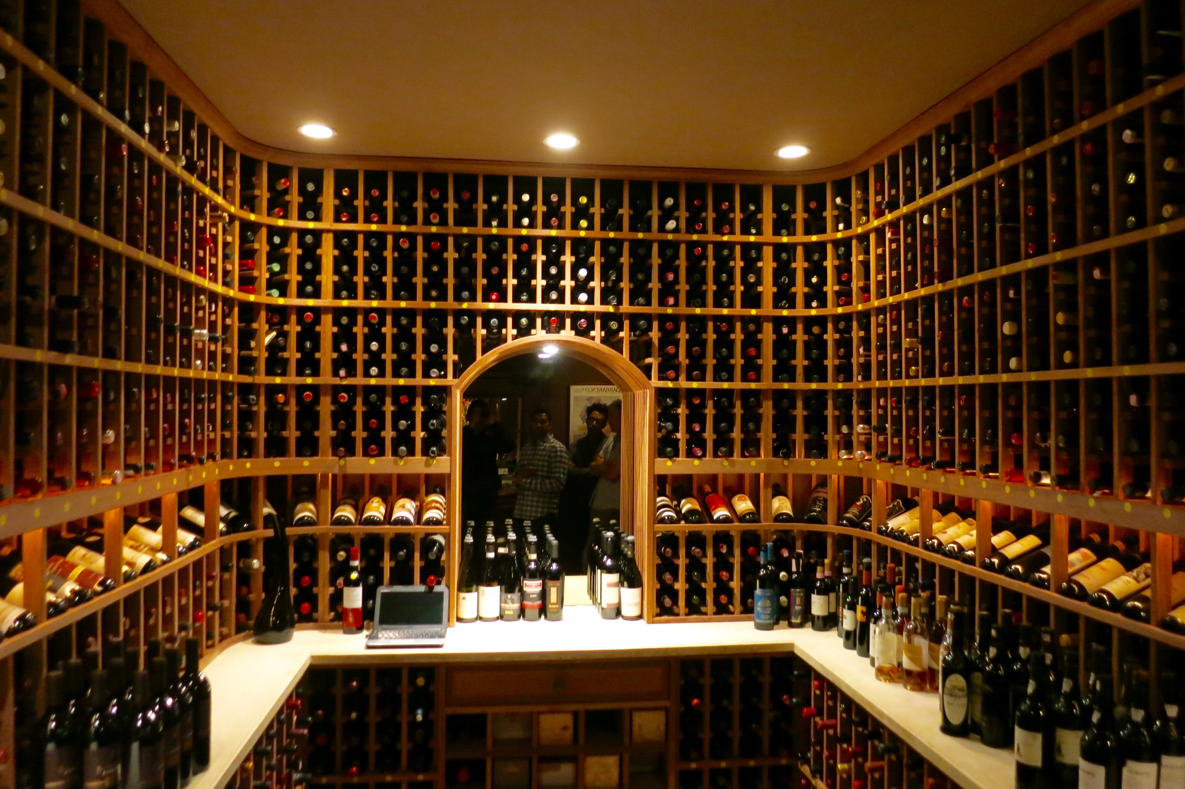 The Red Room cellar of Acquerello